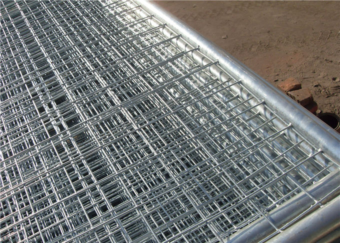 Tùy chỉnh kích cỡ khác nhau bền Úc an ninh tạm thời Hàng rào dễ dàng lắp ráp mạ kẽm hoặc tráng nhựa PVC