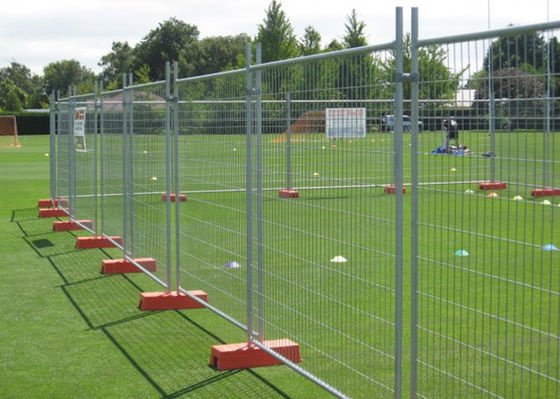 An toàn thép có thể tháo rời hàng rào tạm thời 0.9x2.0 Meter dễ dàng lắp ráp