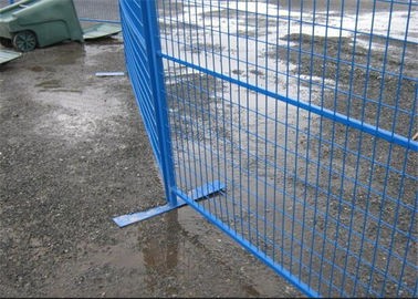 An ninh xây dựng di động Canada hàng rào tạm thời mạ kẽm hoặc PVC tráng